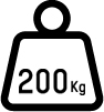 zaťaženie 200 kg