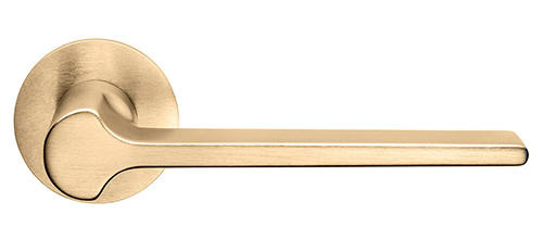 kľučka na dvere mosadzná Ginkgo - satin gold
